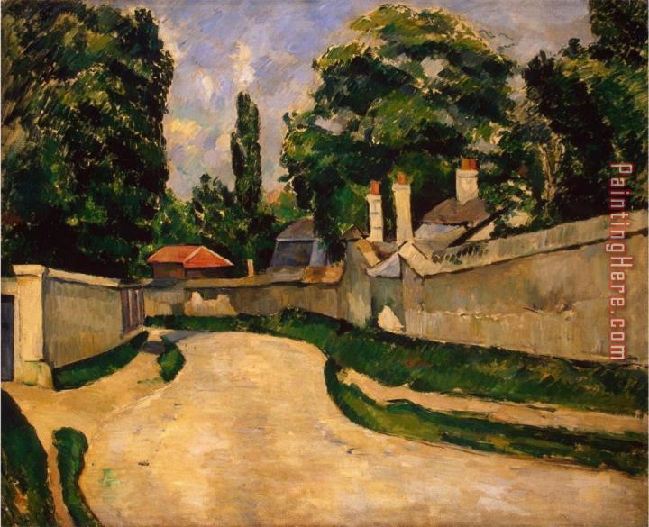 Paul Cezanne Houses Along a Road C 1881